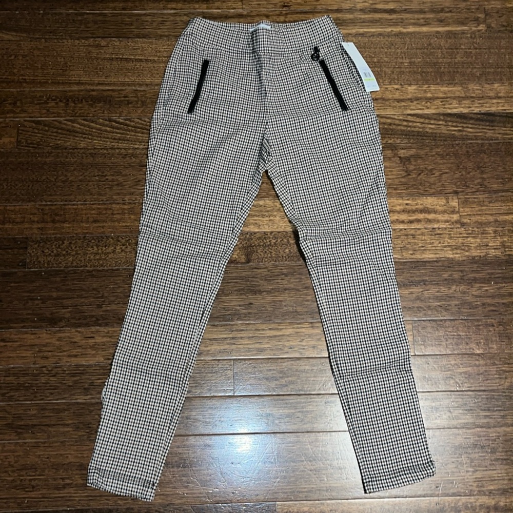 NWT Calvin Klein Checkered Pants Womens Size 4 Slight Defect at Pant Leg